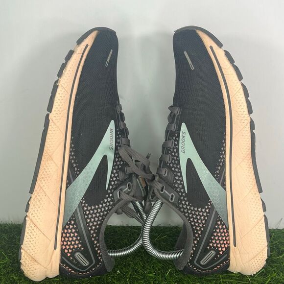 Brooks Ghost 14 Women's Size 8.5 B (Medium) Running Shoes Black Blue Pink - Picture 6 of 8